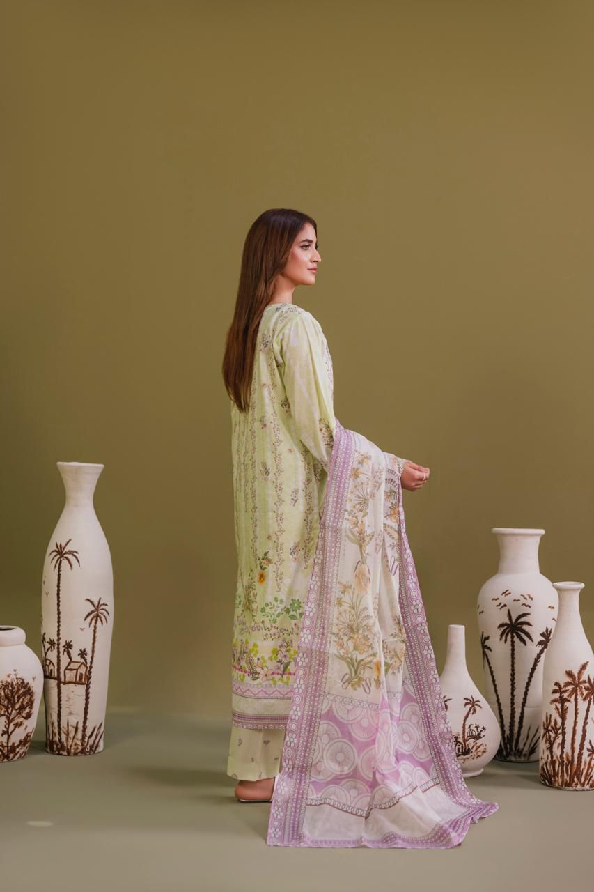 Alina – Lemon Lilac Elegance