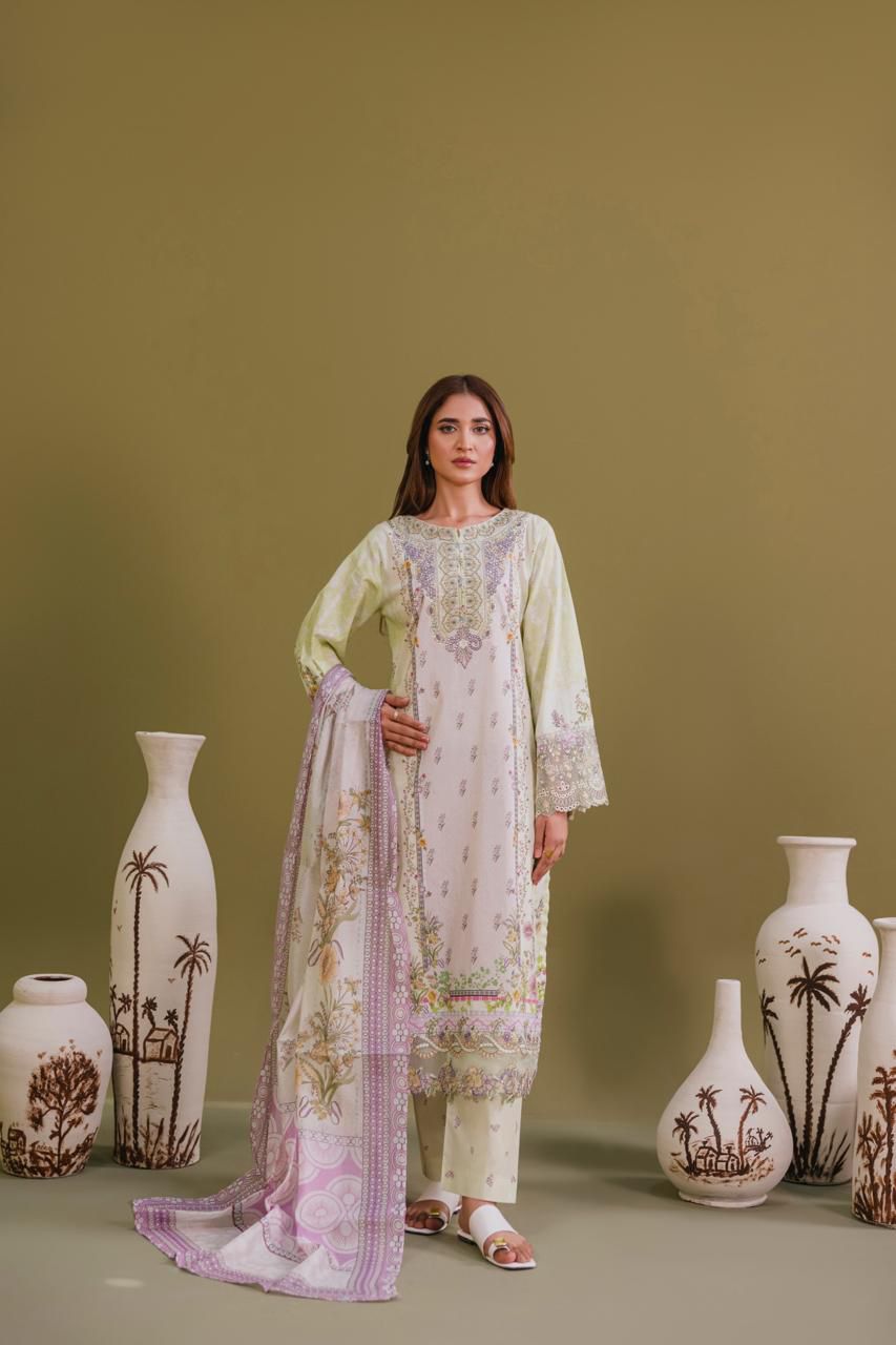 Alina – Lemon Lilac Elegance